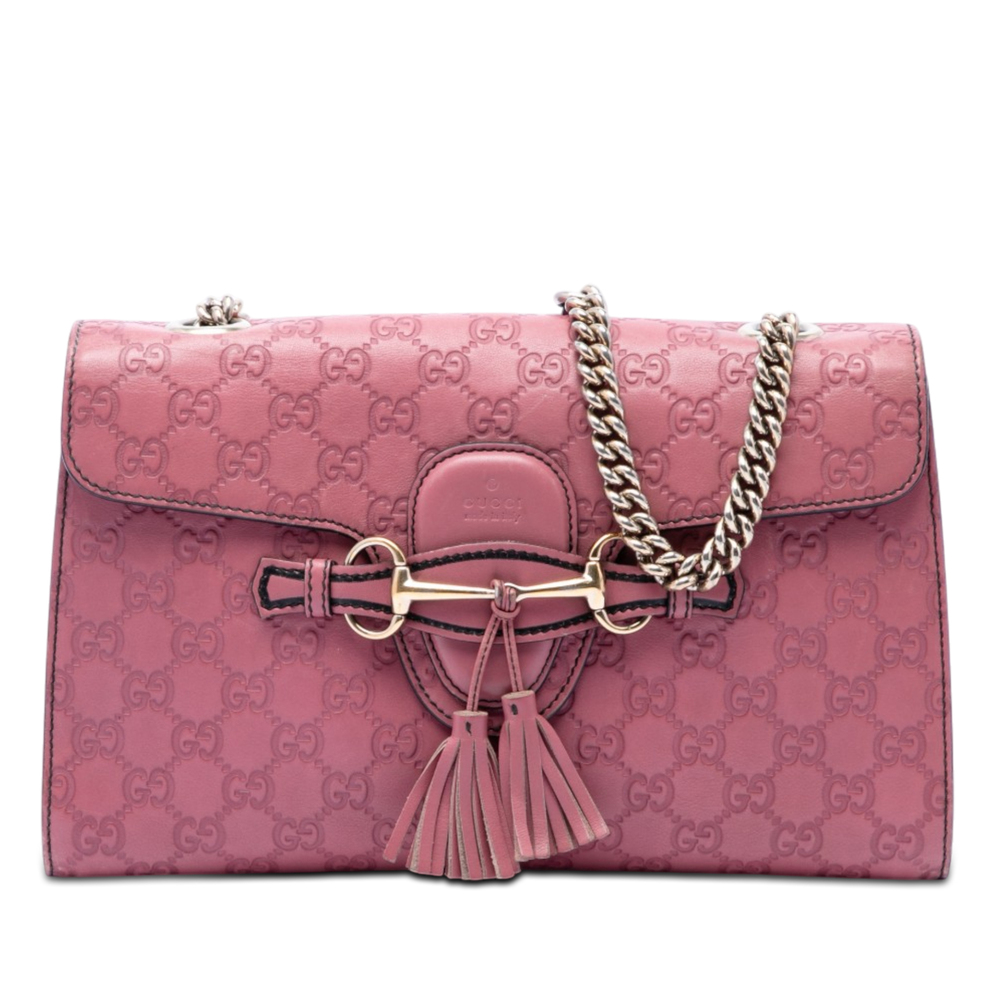 Pre-Loved Gucci Medium Guccissima Emily Shoulder Bag